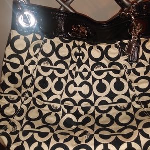 Coach Madison Signature Op Art Hippie Hobo